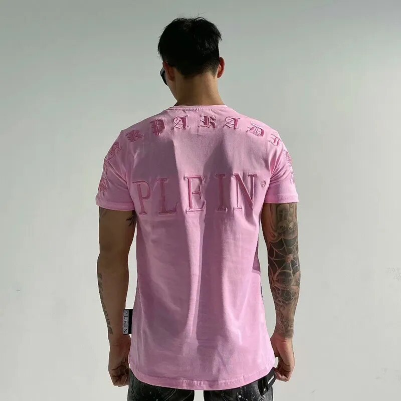 Men top rhinestones teddy bear plein