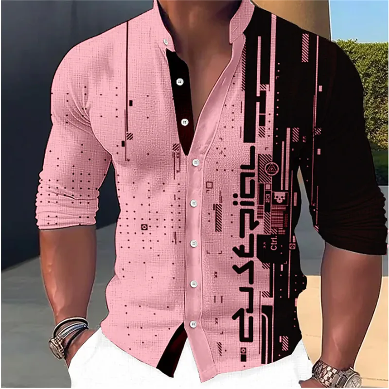 Fashion  Men's Shirt long sleeves