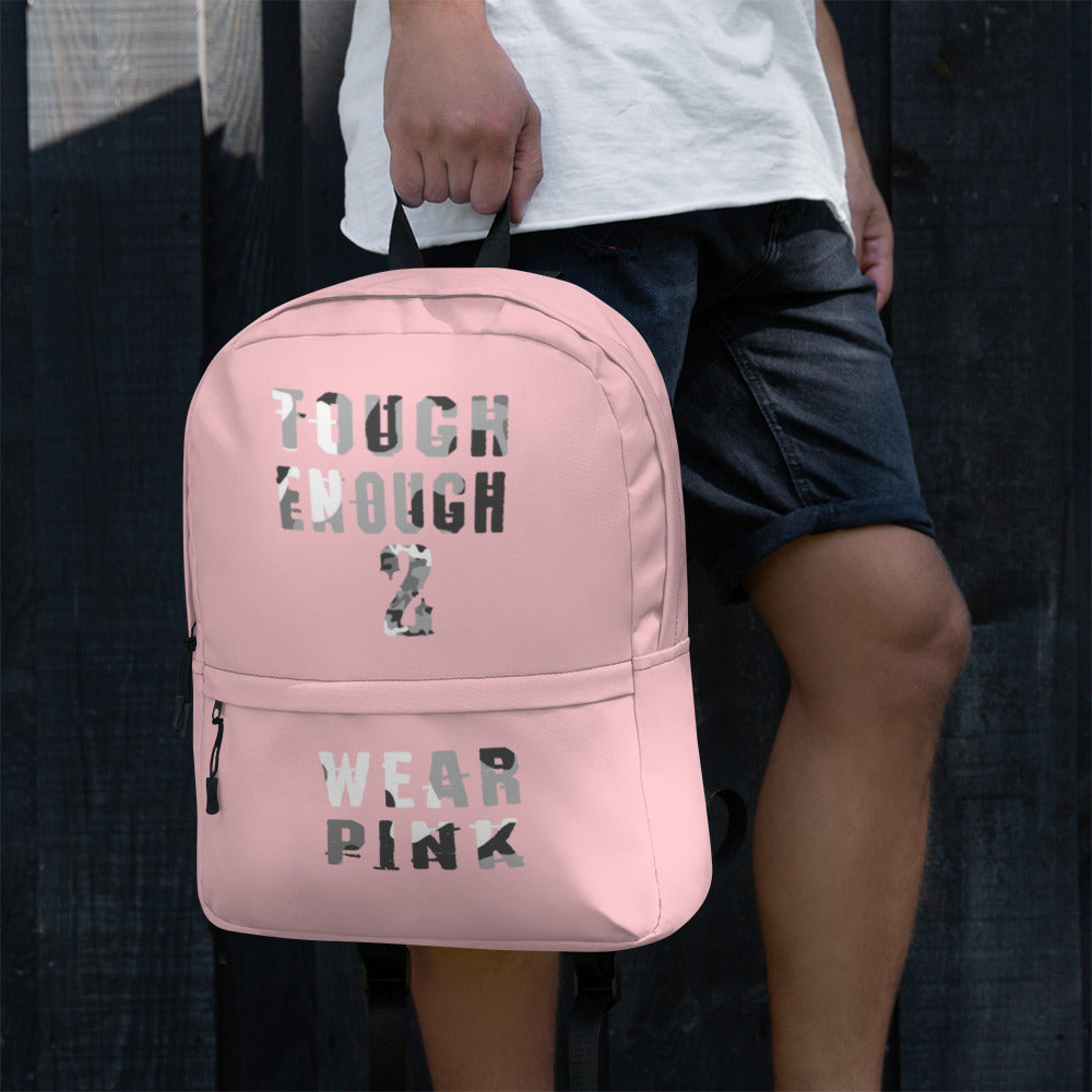 Backpack pink and grey