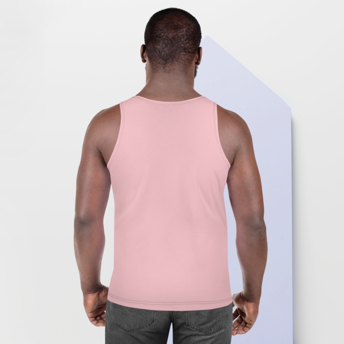 Tank Top pink blue logo