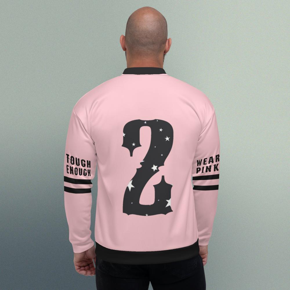 Bomber Jacket pink with black logo