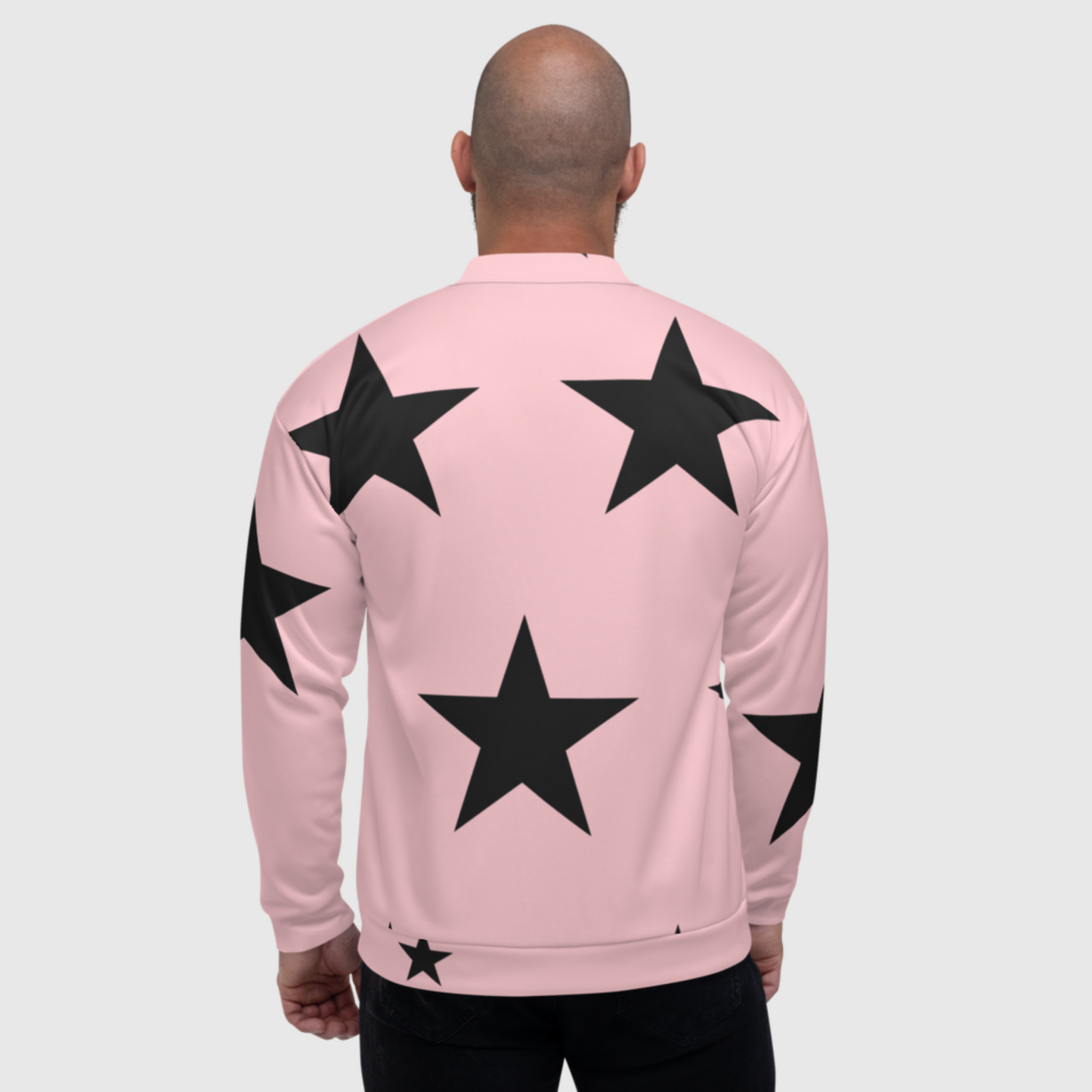 Bomber Jacket pink stars