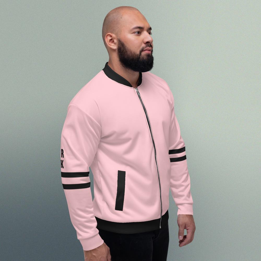 Bomber Jacket pink with black logo